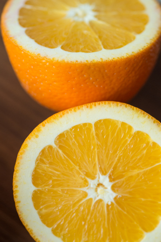 Navel oranges. 