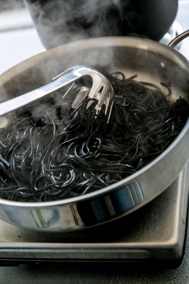 black-ink-pasta-with-rock-shrimp-bottarga-add-pasta-to-the-pot